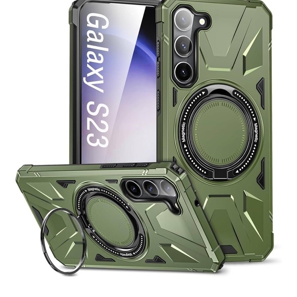 Other - ❤️NWT- Green Rugged Phone Case with Ring Holder and Reinforced Corners